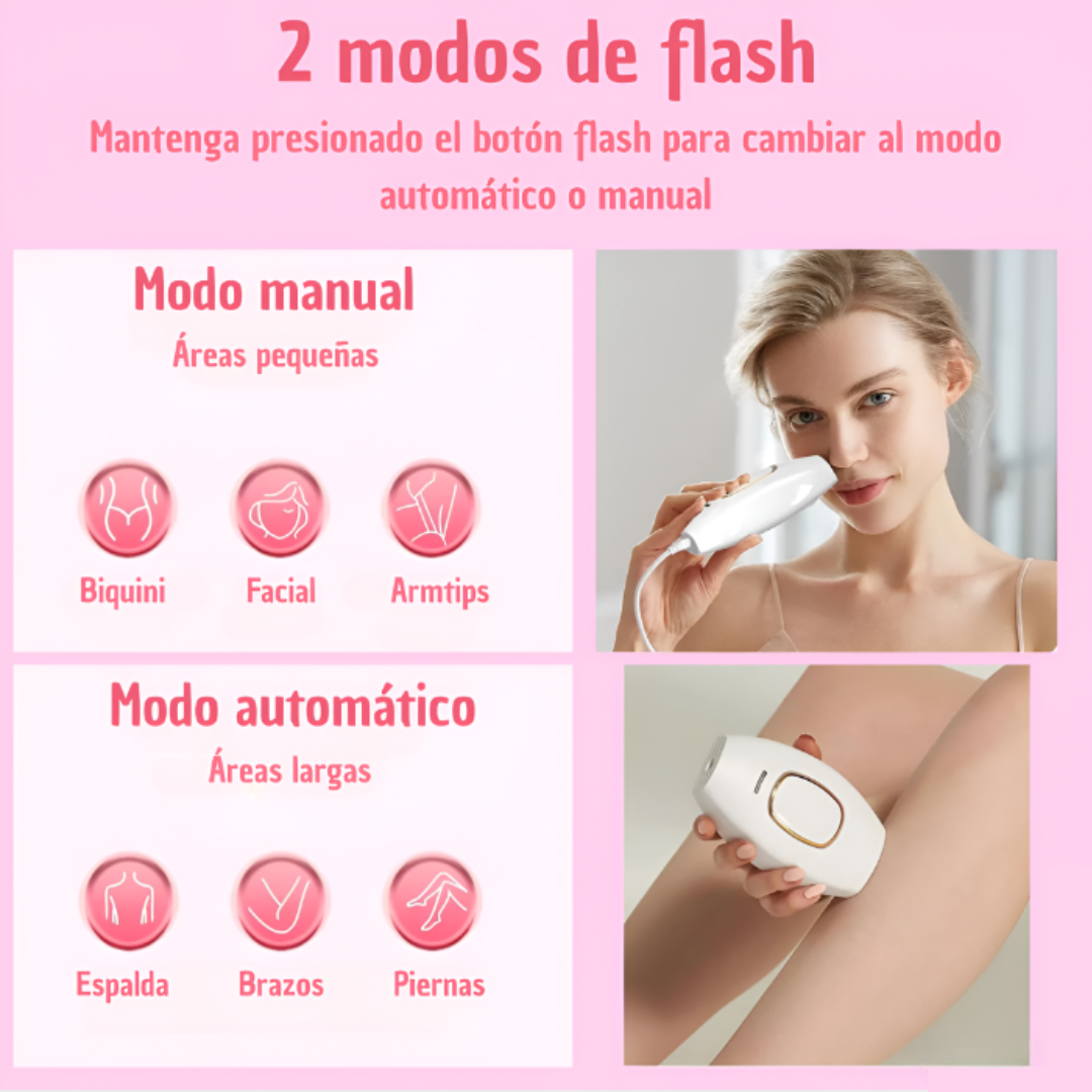 Depiladora IPL Beladie + Depiladora Facial de Regalo 🎁